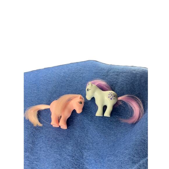 My Little Pony 1 Inch Minifigs Blue Belle Cotton Candy Minifigurines Hasbro - Picture 4 of 9